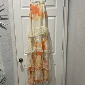Urban Outfitters Floral Tiered Maxi Dress